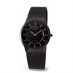 Image of Skagen Titanium Kollektion, sort Herre ur